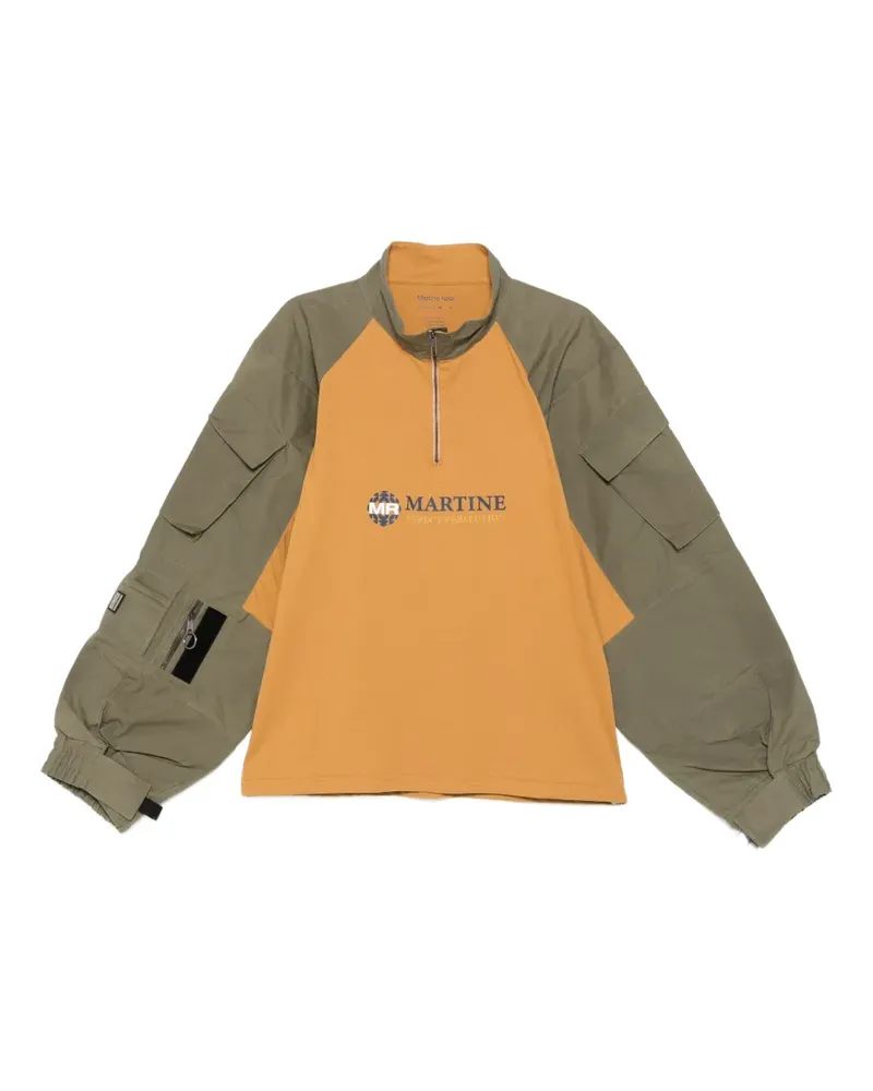 Martine Rose Sweatshirt mit Reißverschluss - Braun Braun