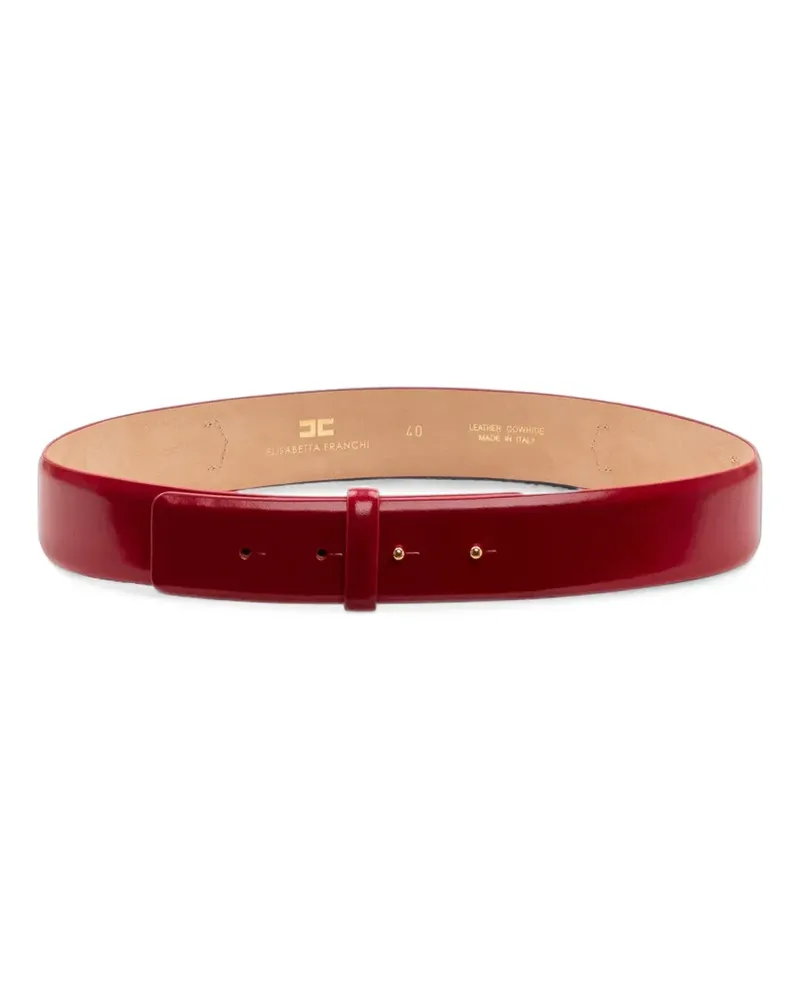 Elisabetta Franchi leather belt - Rot Rot