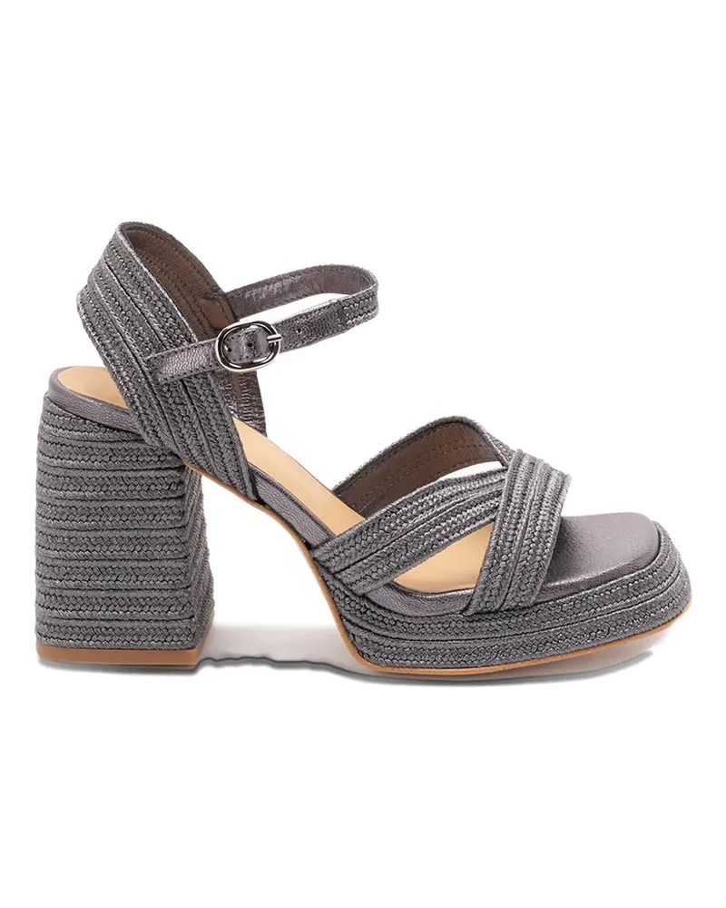 Castañer Vallita Plateau-Sandalen - Grau Grau