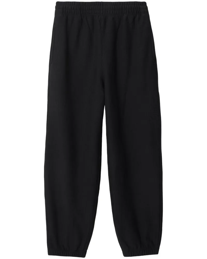 Burberry Equestrian Knight Jogginghose mit Stretchbund - Schwarz Schwarz