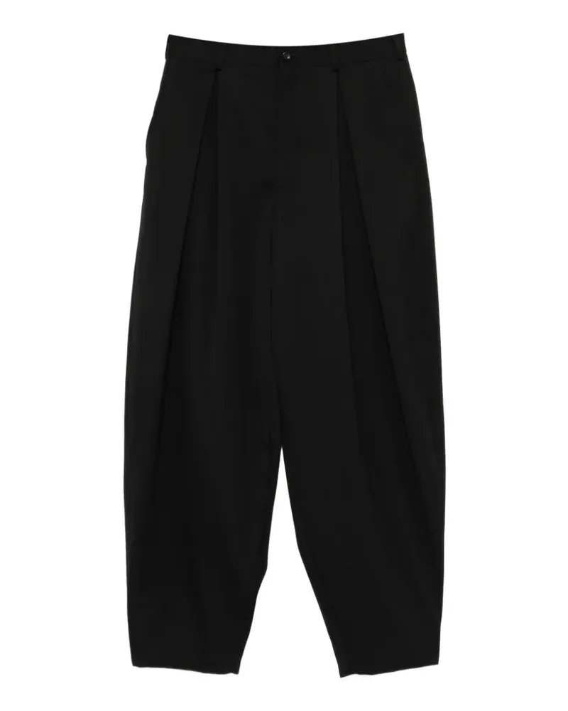 Comme des Garçons Hose mit Bundfalten - Schwarz Schwarz