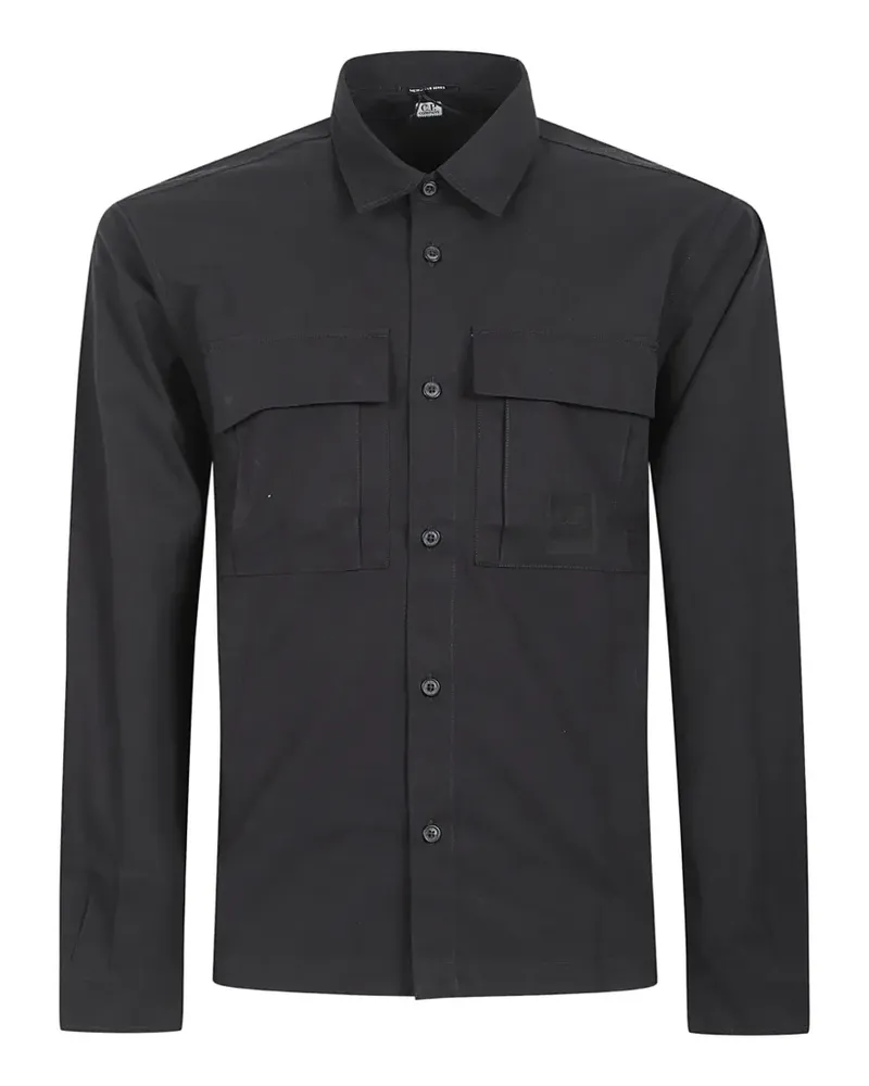 C.P. Company Metropolis flap-pocket shirt - Schwarz Schwarz
