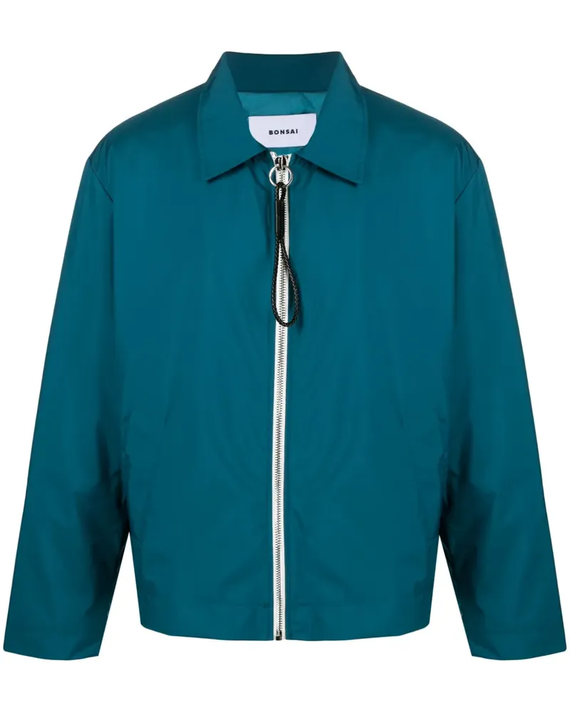 BONSAI Coach Hemdjacke mit Reißverschluss - Blau Blau