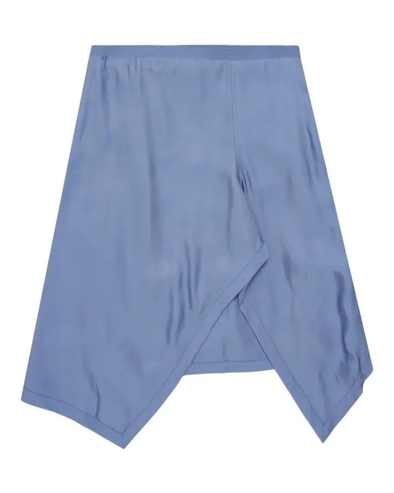 Christophe Lemaire Foulard mini skirt - Blau Blau