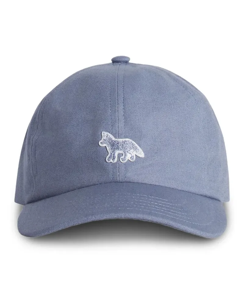Kitsuné Baseballkappe mit Fuchs - Blau Blau