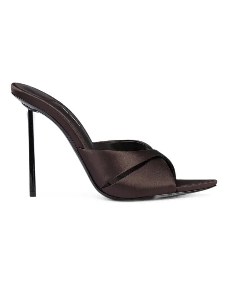 Le Silla Shirley Sandalen aus Satin - Braun Braun