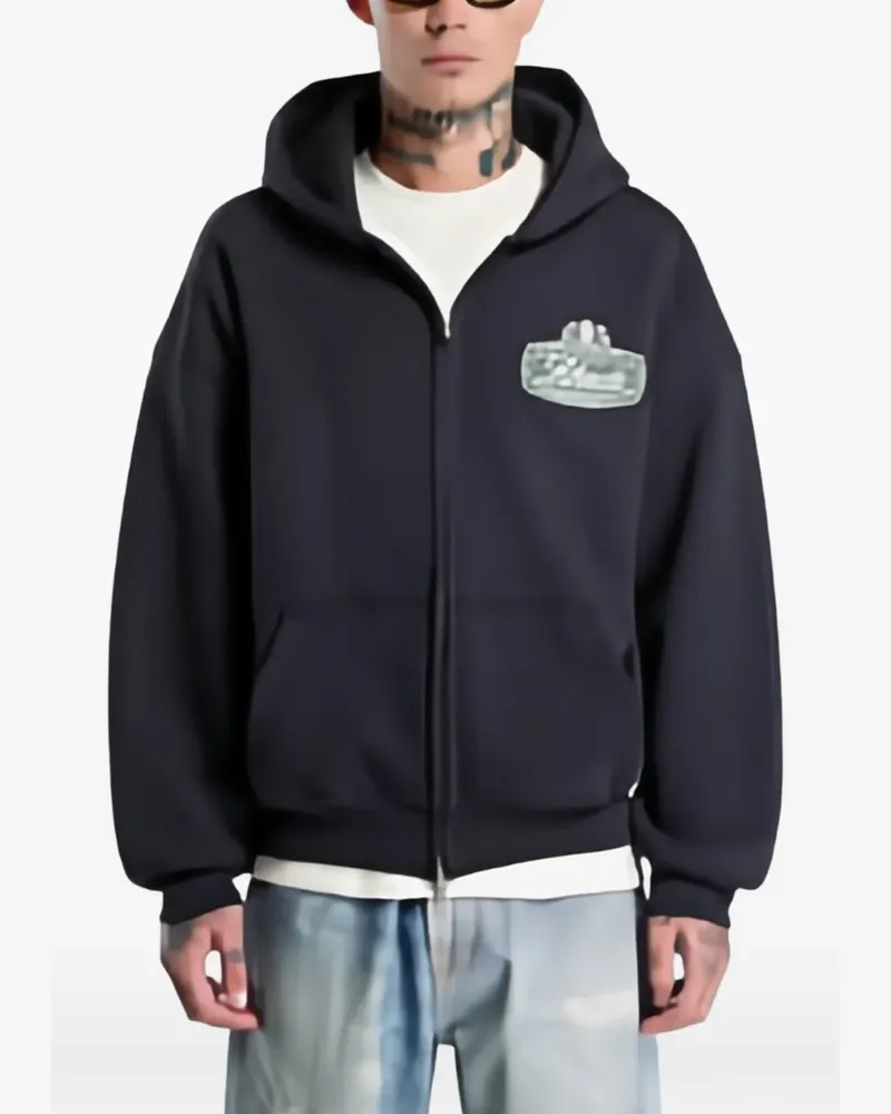 RHUDE Desert Crest zip-up hoodie - Schwarz Schwarz