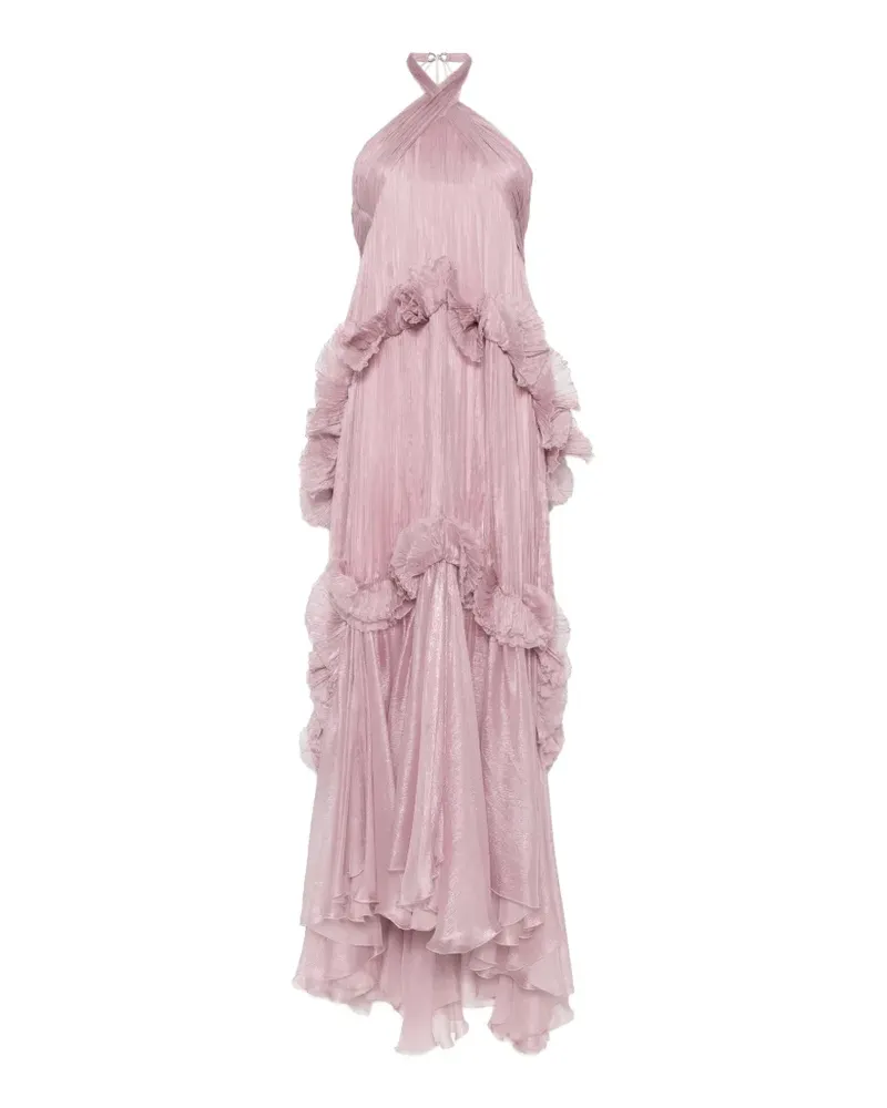 Maria Lucia Hohan Zadie ruffled maxi dress - Rosa Rosa