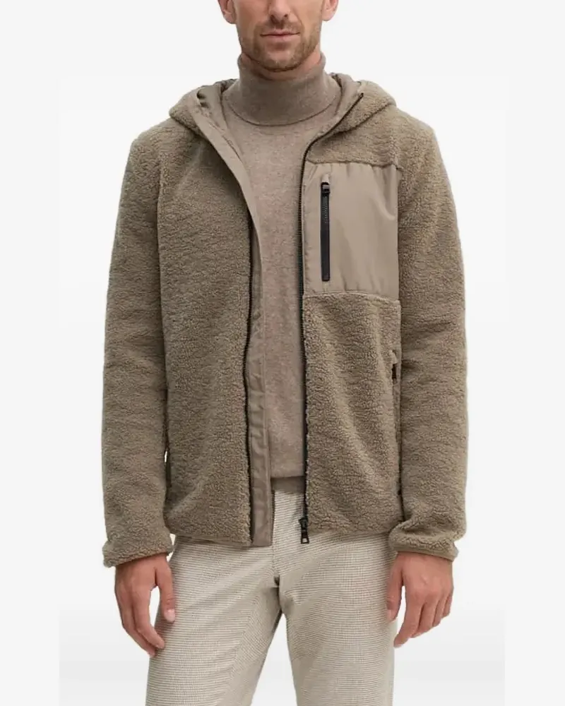 Geox Kapuzenjacke aus Fleece - Braun Braun
