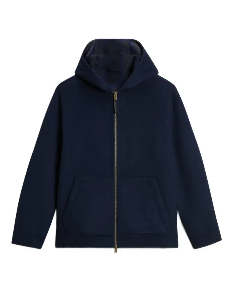 Woolrich Kapuzenjacke aus Wolle - Blau Blau