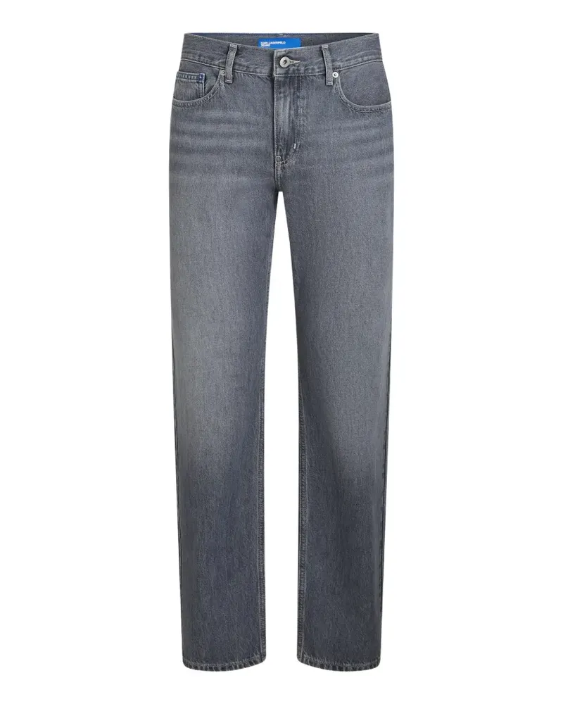 Karl Lagerfeld Gerade Jeans - Grau Grau