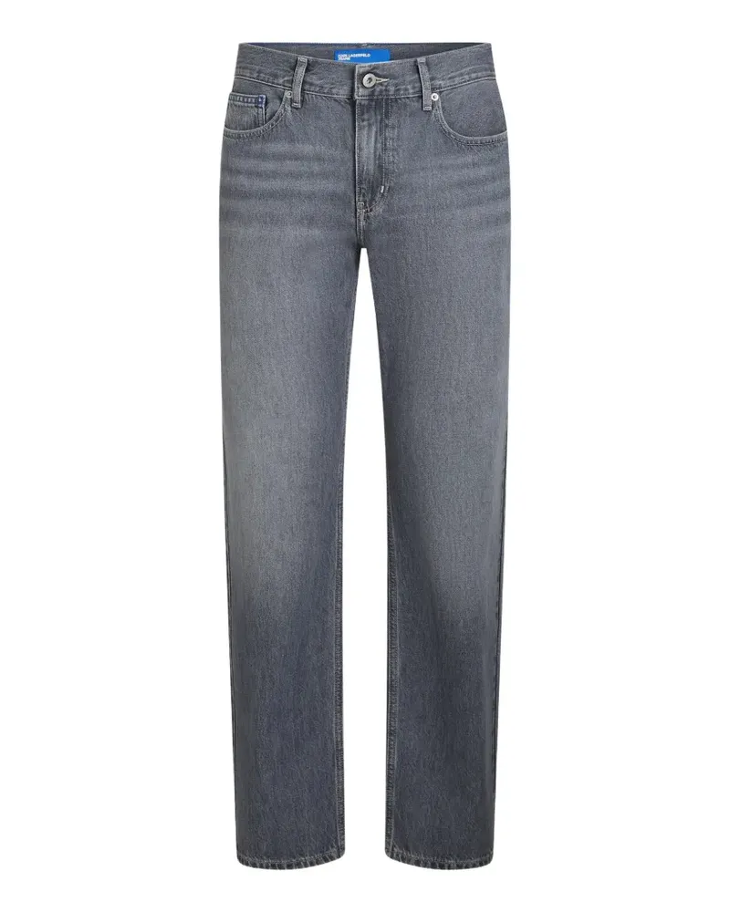 Karl Lagerfeld Gerade Jeans - Grau Grau