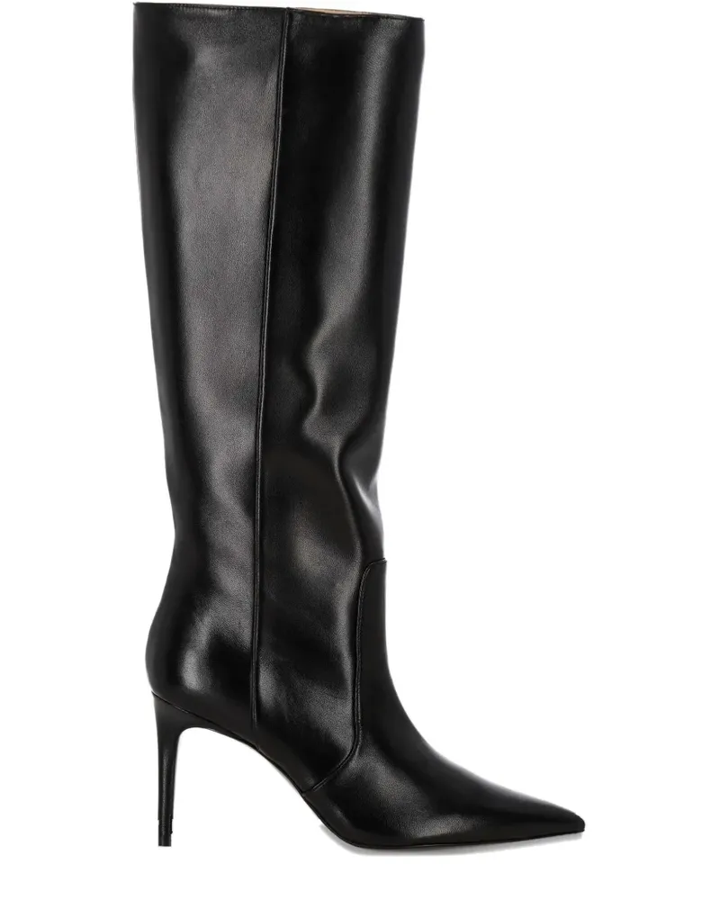 Stuart Weitzman Kniehohe Stiefel mit spitzer Kappe - Schwarz Schwarz