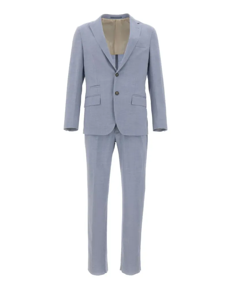 Eleventy single-breasted tailored suit - Blau Blau