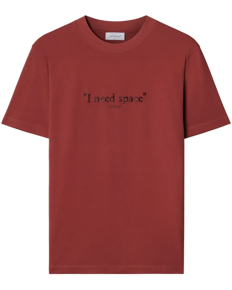OFF-WHITE Give Me Space T-Shirt - Rot Rot