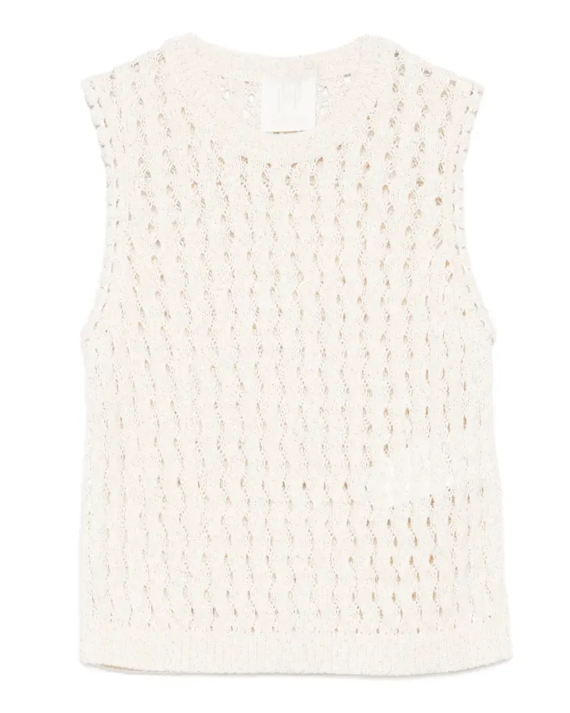 MONOCHROME Memiro openwork tank top - Nude Nude