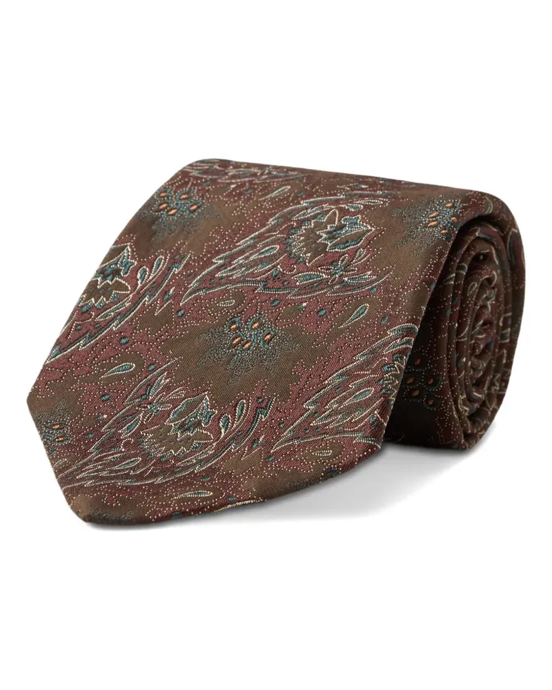 Ralph Lauren Jacquard-Krawatte mit Paisleymuster - Braun Braun