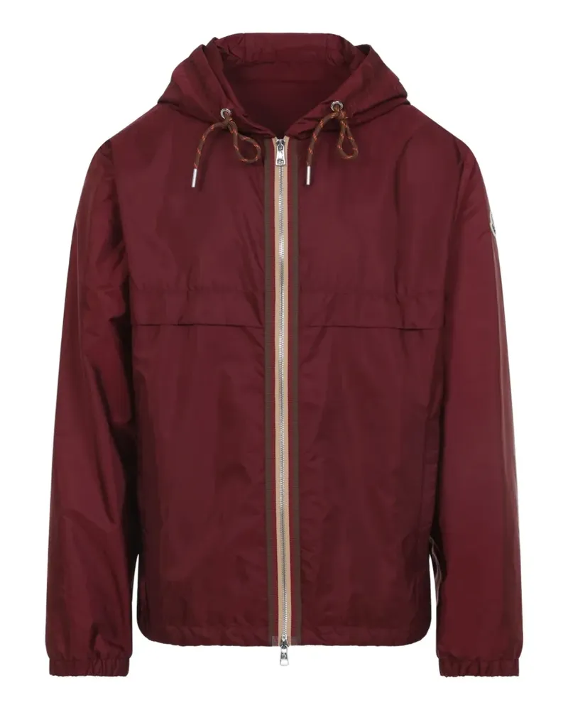 Moncler Kapuzenmantel mit Reißverschluss - Rot Rot