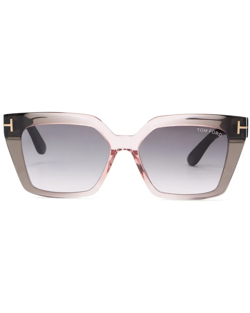 Tom Ford Winona Sonnenbrille mit Cat-Eye-Gestell - Nude Nude