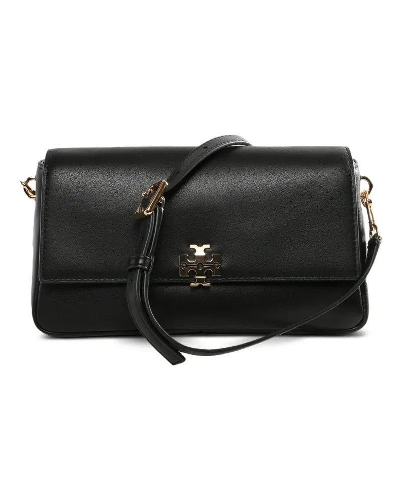 Tory Burch Kleine Charlie Schultertasche mit Logo - Schwarz Schwarz