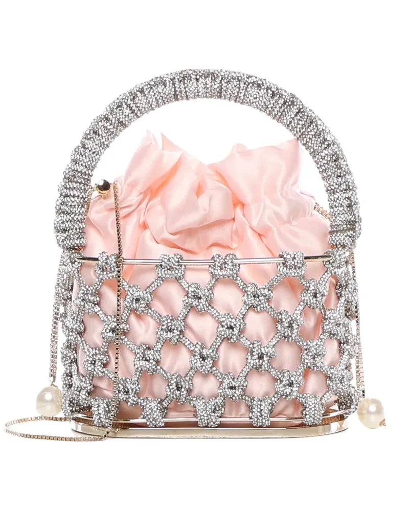 Rosantica mini Holli crystal-embellishment shoulder bag - Silber Silber