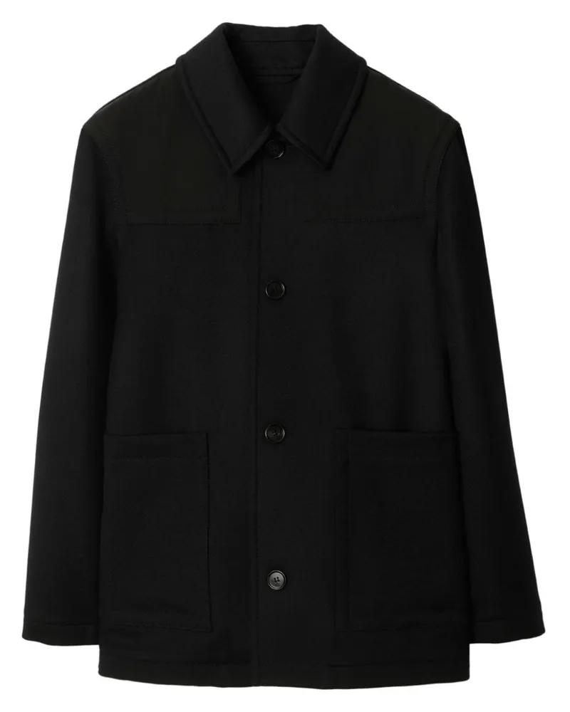 Burberry Klassische Hemdjacke - Schwarz Schwarz