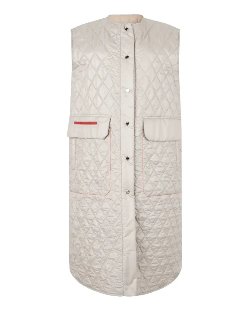 MOORER Persefone-P quilted gilet - Nude Nude