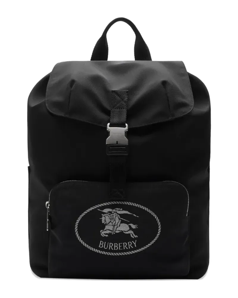 Burberry Orkney Flap Rucksack - Schwarz Schwarz