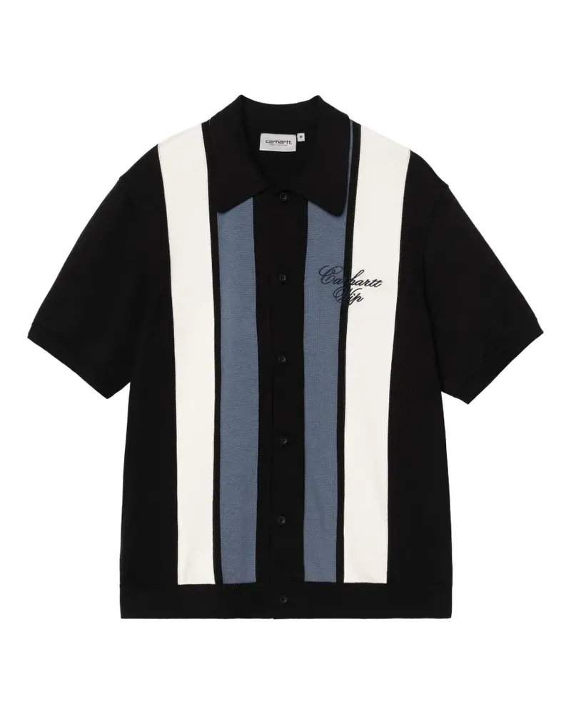 Carhartt WIP Gestreiftes Hemd - Schwarz Schwarz
