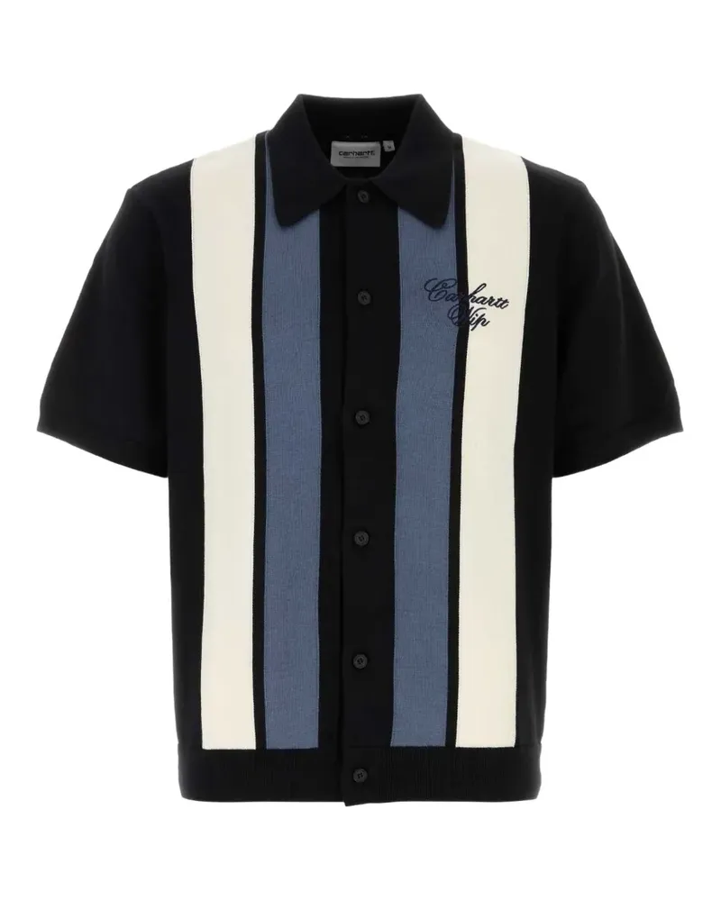 Carhartt WIP striped cotton shirt - Schwarz Schwarz