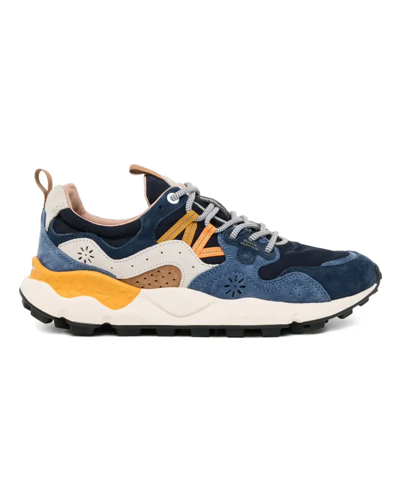 Flower MOUNTAIN perforated panelled sneakers - Blau Blau