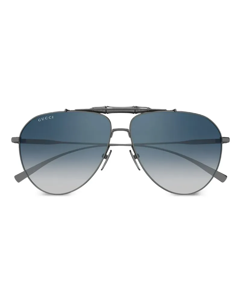 Gucci pilot-frame sunglasses - Grau Grau