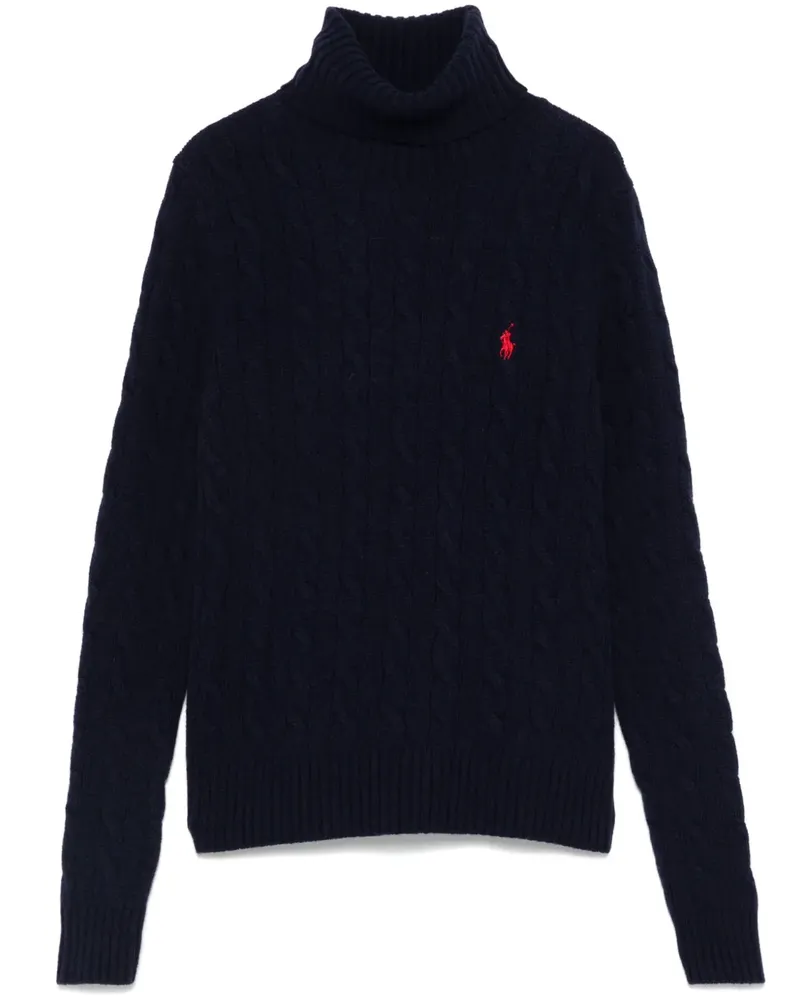 Ralph Lauren Pullover mit Zopfmuster - Blau Blau