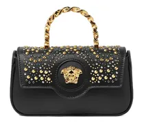 La Medusa Mini-Tasche mit Kristallen - Schwarz