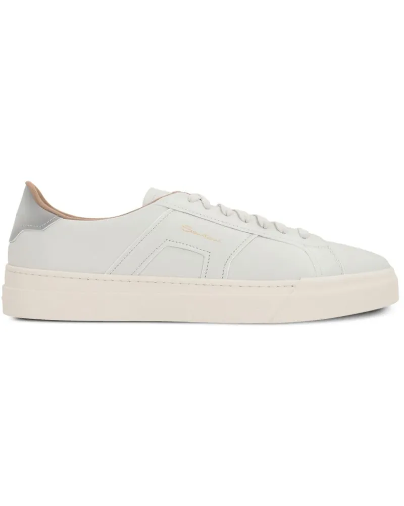 Santoni Sneakers aus Leder - Weiß Weiß