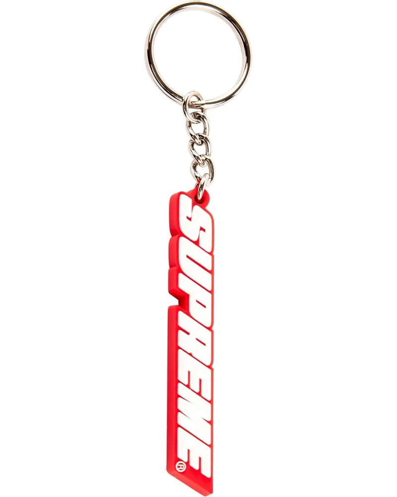 Supreme Being Schlüsselanhänger mit Logo Rot