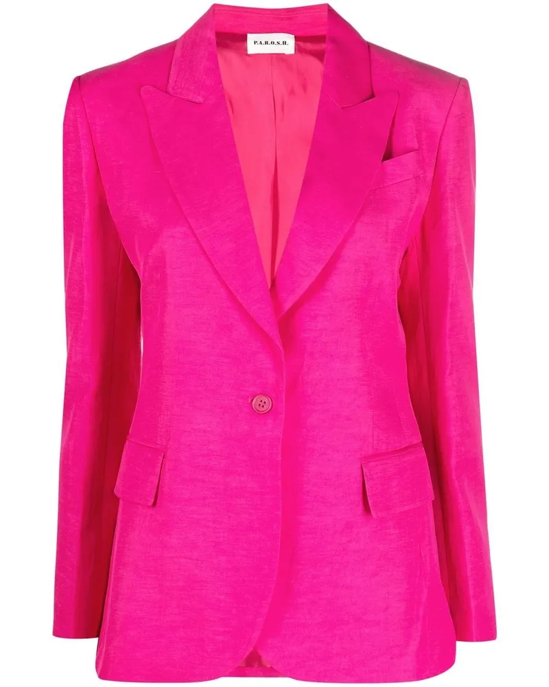 P.A.R.O.S.H. Einreihiger Blazer Rosa