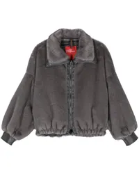 ..,merci Jacke aus Faux Fur Grau