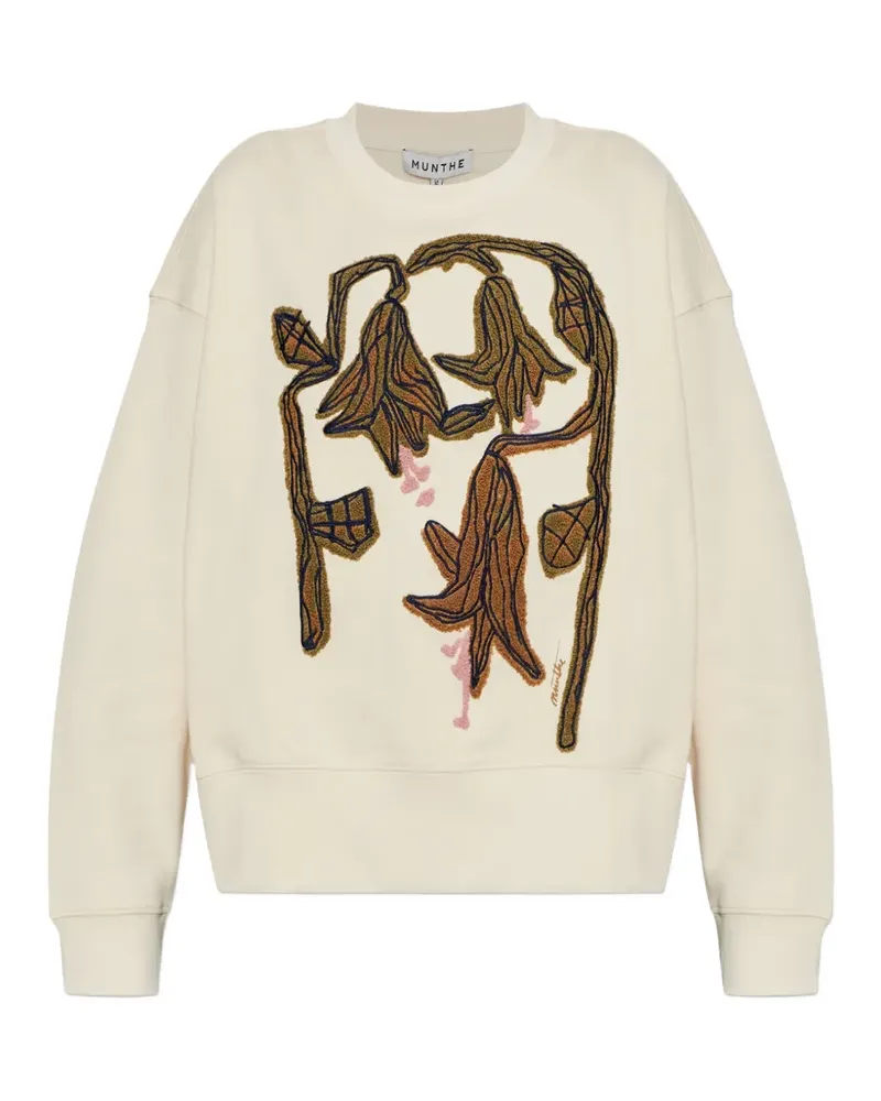 MUNTHE Nakoa cotton sweatshirt - Nude Nude
