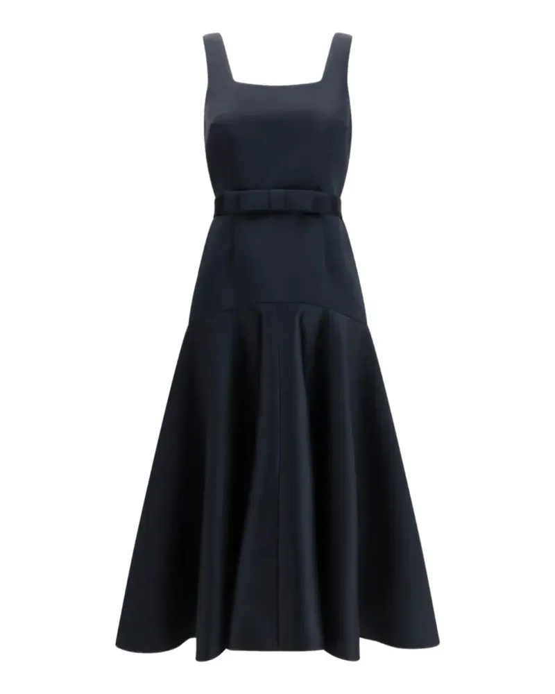 P.A.R.O.S.H. square-neck midi dress - Blau Blau