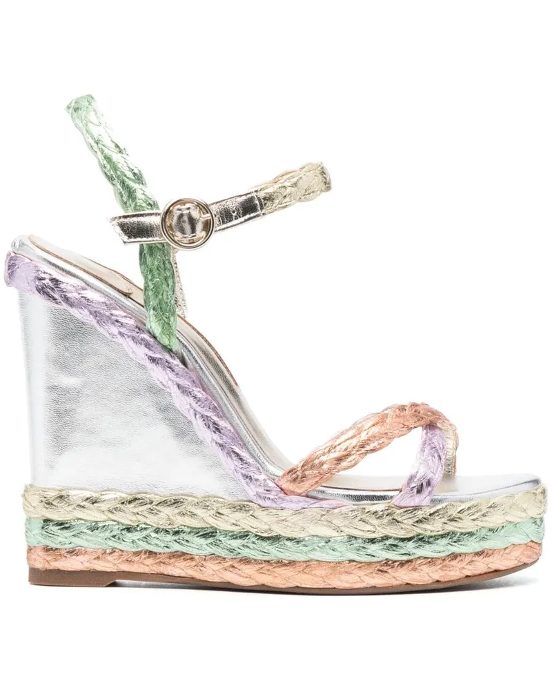 Sophia Webster Wedge-Sandalen mit Espadrillesohle - Violett Violett
