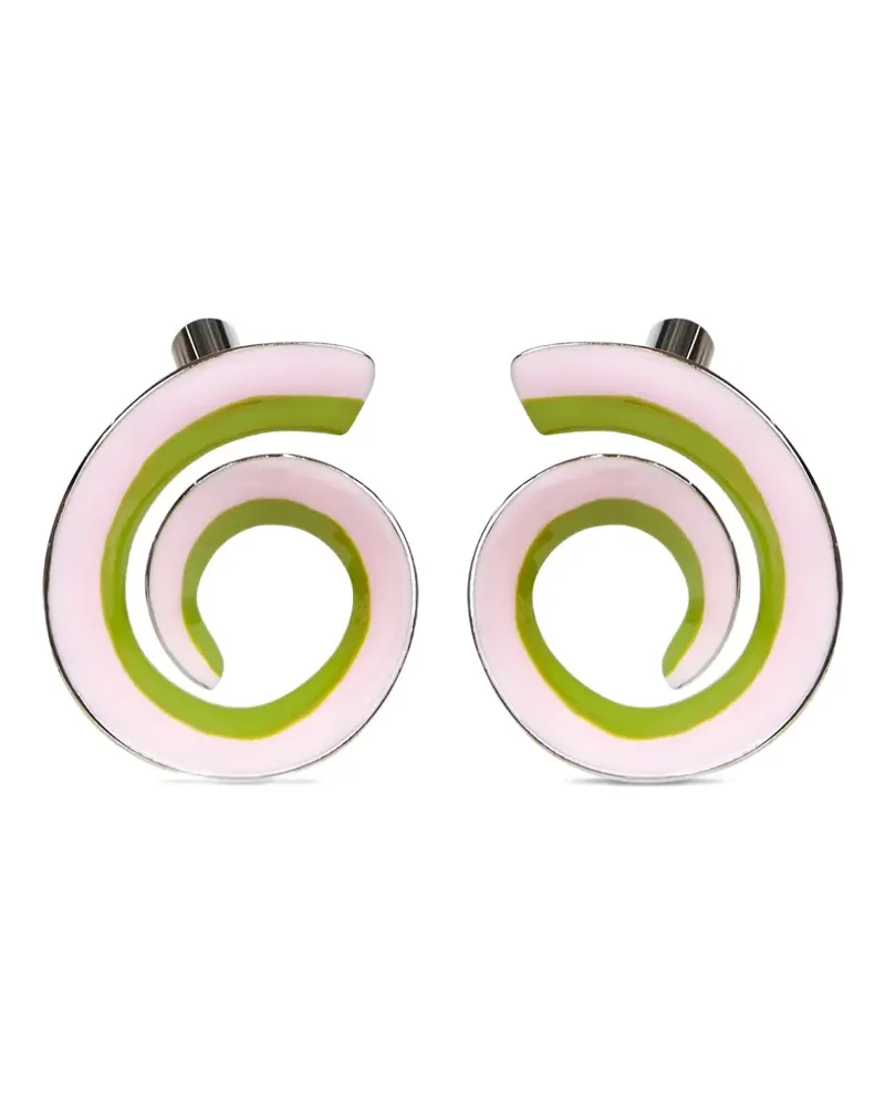Marni Spiral-Ohrringe - Silber Silber