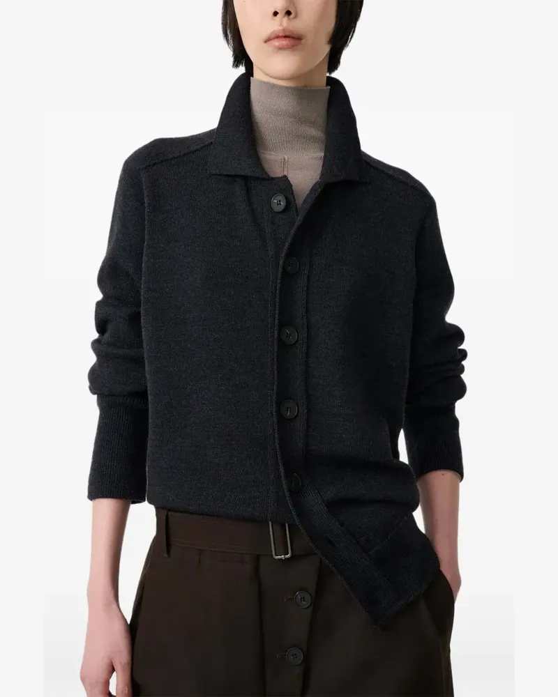 Studio Nicholson Lanark Cardigan aus Merinowolle - Grau Grau