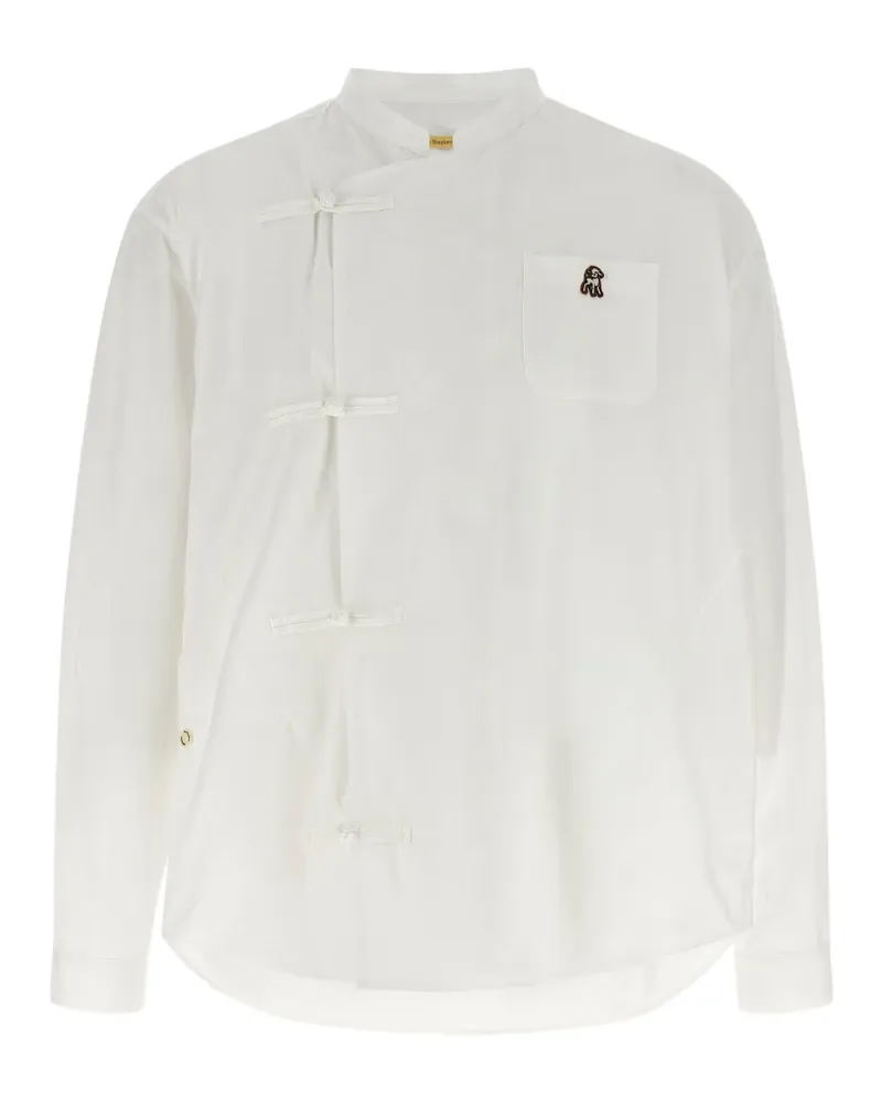 Undercover Shepherd Pankou-closure shirt - Weiß Weiß