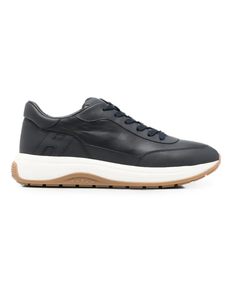 Hogan Hi-Light Sneakers mit Logo-Patch - Blau Blau
