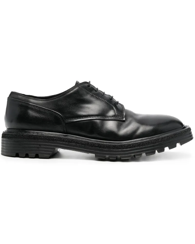 Premiata King Brass Derby-Schuhe - Schwarz Schwarz