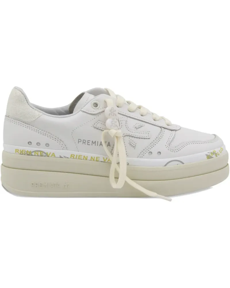 Premiata Micol 7010 Plateau-Sneakers - Weiß Weiß