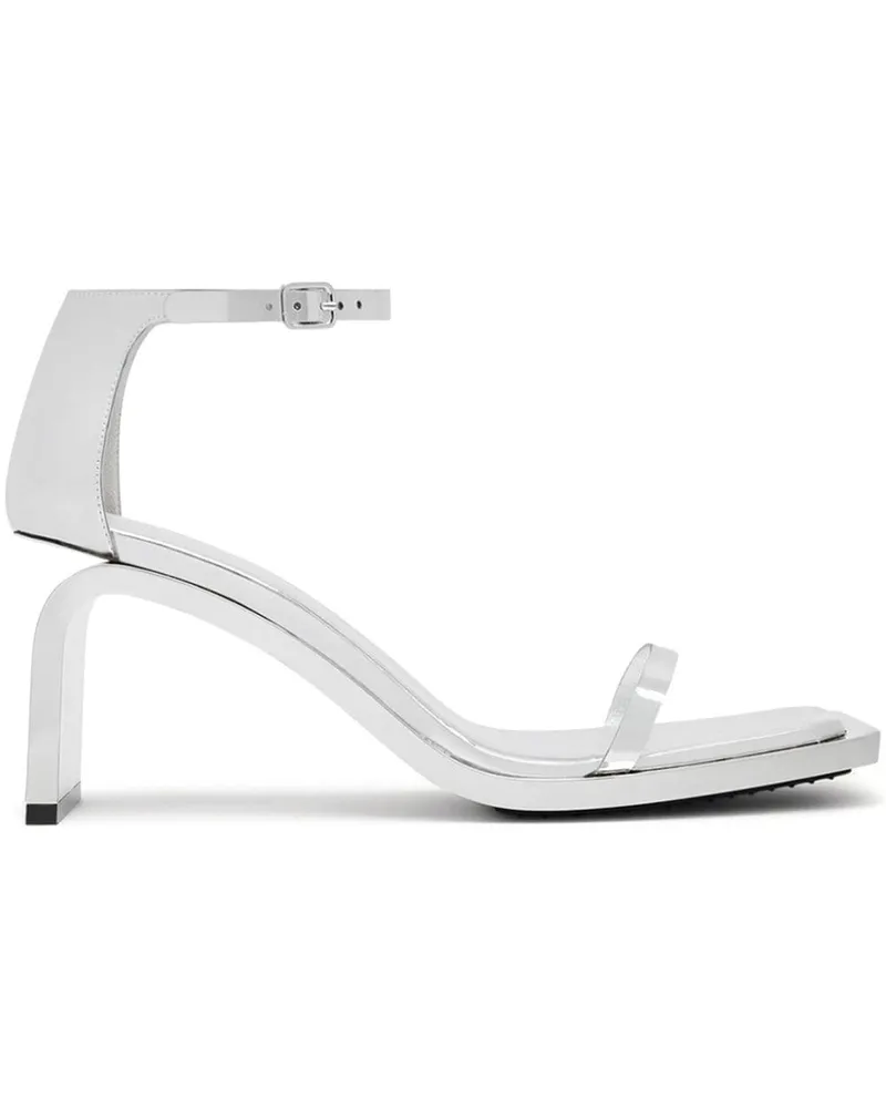 Courrèges Stream Mirror Sandalen - Silber Silber