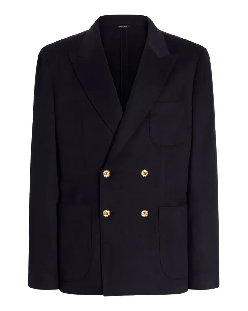 Dolce & Gabbana Doppelreihiges Sakko - Blau Blau