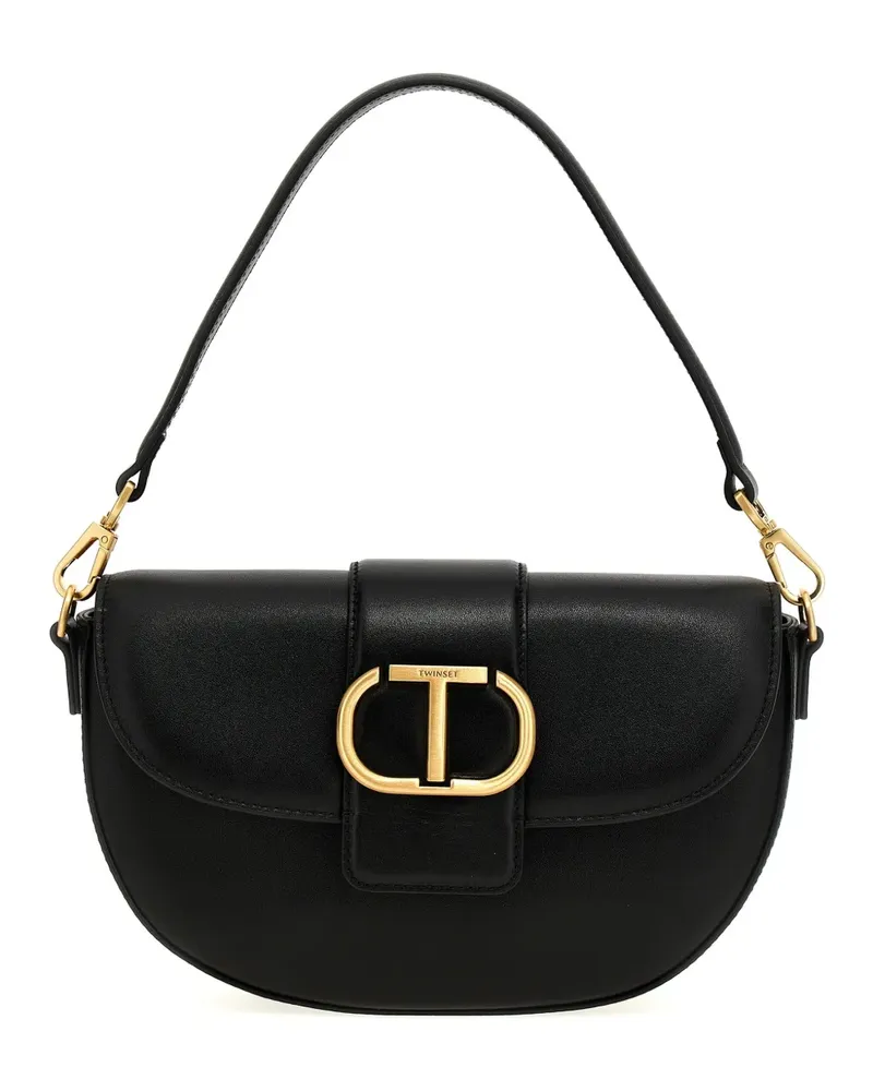 Twin-Set Amie Schultertasche - Schwarz Schwarz